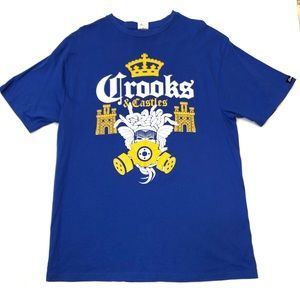 Crooks & Castles Corona Medusa T-Shirt Men's Size Large